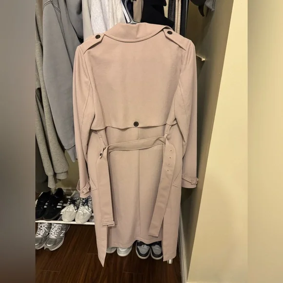 Wilfred Blush Trench Coat - Picture 2 of 5